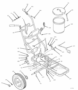 Page A Diagram and Parts List for 3900 233688 Graco Sprayer