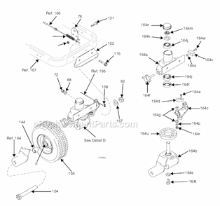 Part Location Diagram of 195515 Graco Dampener, Motor Mount