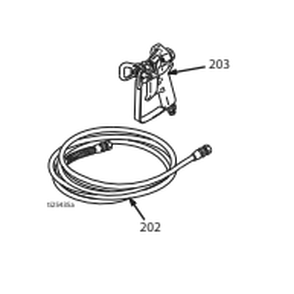 Section_6 Diagram and Parts List for 24W924  Graco Paint Sprayer