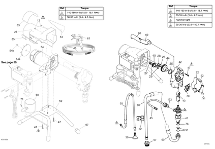 Part Location Diagram of 17C487 Graco Kit, Pump, St, Pc, Na