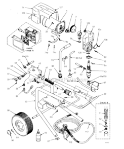 232931 Diagram and Parts List for 455  Graco Sprayer
