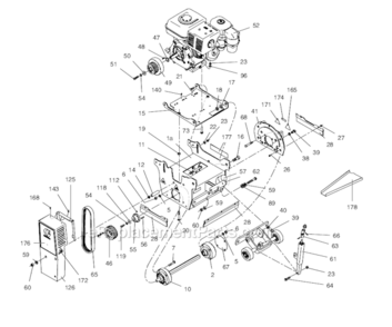 Part Location Diagram of 111841 Graco Washer