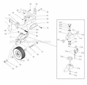 Page C Diagram and Parts List for 571003 390 Graco Paint Sprayer
