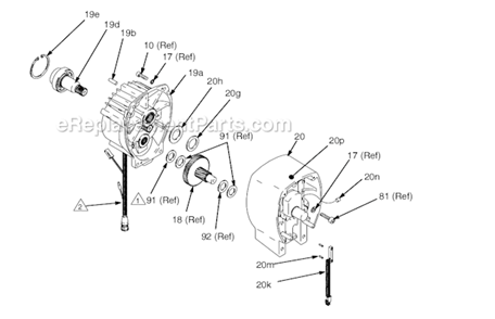 Page B Diagram and Parts List for 5900HD 233717 Graco Sprayer