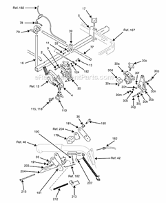 Page D Diagram and Parts List for 5900 233690 Graco Sprayer