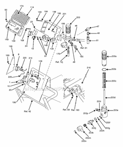 Page E Diagram and Parts List for 5900 233690 Graco Sprayer