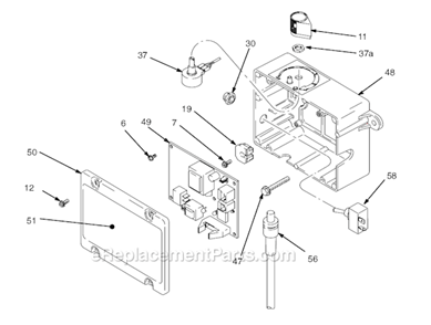 Page B Diagram and Parts List for 595 234590 Graco Sprayer
