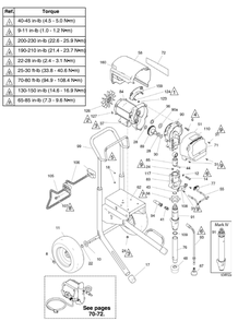 Section_1 Diagram and Parts List for 17E579  Graco Paint Sprayer