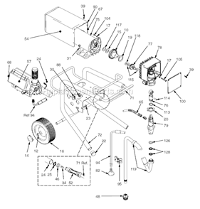 Part Location Diagram of 246010 Graco Hose