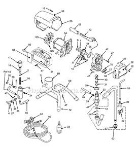 Part Location Diagram of 15G832 Graco Label, Front