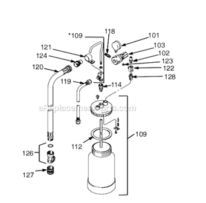 Part Location Diagram of 189557 Graco Restrictor
