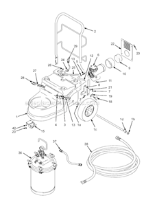 Part Location Diagram of M71635 Graco Hose Clamp