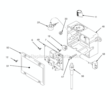 Part Location Diagram of 15B373 Graco Label