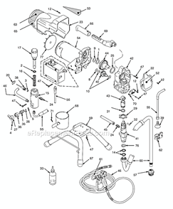 Page A Diagram and Parts List for 826017 Series A Graco Sprayer
