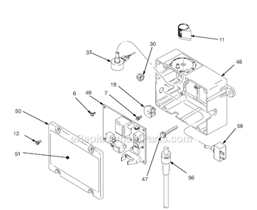 Page B Diagram and Parts List for 826019 Series A Graco Sprayer
