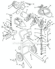Part Location Diagram of 15D168 Graco Label, Side
