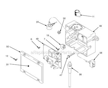 Page B Diagram and Parts List for 826052 Series A Graco Sprayer