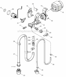 Part Location Diagram of 257572 Graco Control, Pressure, Diaphragm
