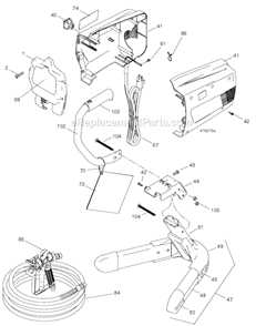 Part Location Diagram of 15W965 Graco Quick Guide, English