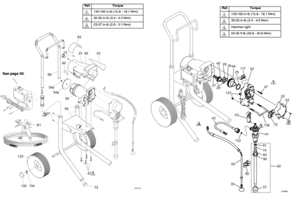 Part Location Diagram of 17C990 Graco Hanger Pail, Threaded