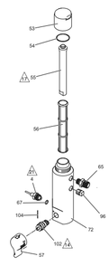 Section_4 Diagram and Parts List for 17E826  Graco Paint Sprayer