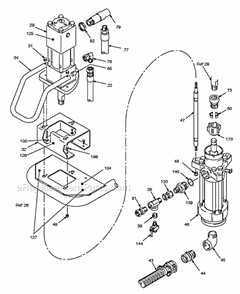 Page B Diagram and Parts List for GH2075 965171 Graco Sprayer