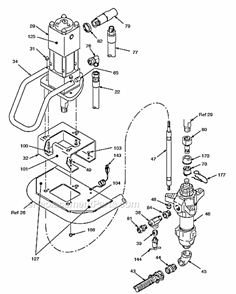 Page B Diagram and Parts List for GH3640 687327 Graco Sprayer