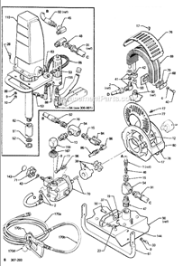 Page A Diagram and Parts List for GH433  Graco Sprayer