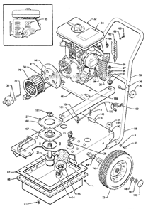 Page B Diagram and Parts List for GH433  Graco Sprayer