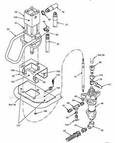 Page B Diagram and Parts List for GH5030 687100 Graco Sprayer