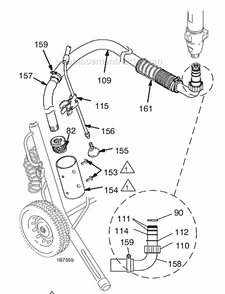 Suction Kit Diagram and Parts List for 7900 248700 Graco Sprayer