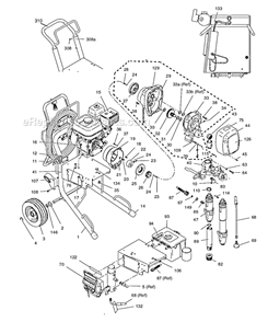 Part Location Diagram of 287470 Graco Housing, Drive