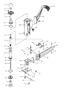 Page A Diagram and Parts List for GR200LCN  Grip-Rite Nailer