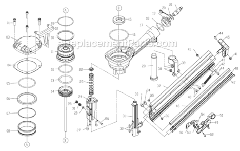 Part Location Diagram of GRBN4 Grip-Rite E - Ring