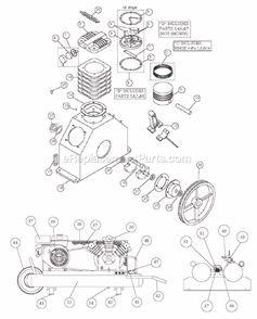 Part Location Diagram of GRCE740 Grip-Rite Pilot Unloader W/Check Valve