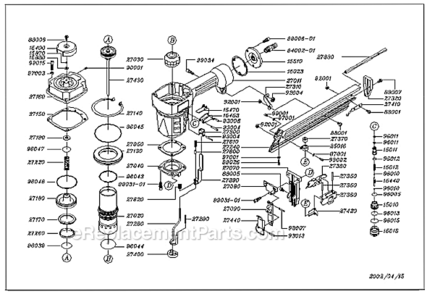 Part Location Diagram of PA92001 Grip-Rite Lock Nut