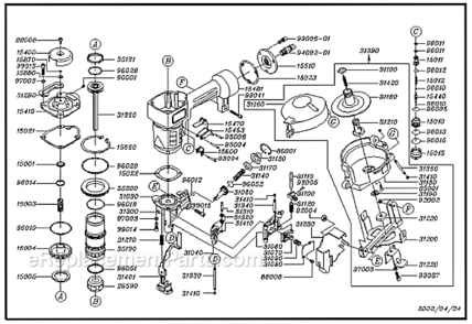 Part Location Diagram of PA15660 Grip-Rite C-Ring