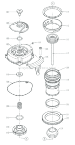 Part Location Diagram of GRBN305 Grip-Rite Hex.Soc.Hd.Screw