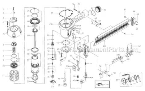 Part Location Diagram of GRTN2200 Grip-Rite O-ring