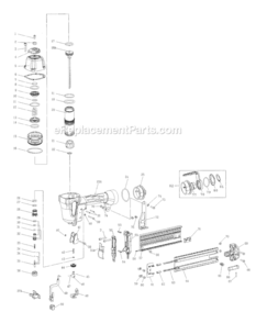Page A Diagram and Parts List for GRTBN200  Grip-Rite Nailer