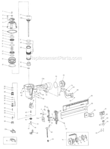 Part Location Diagram of GRTN4290 Grip-Rite Driver Assembly