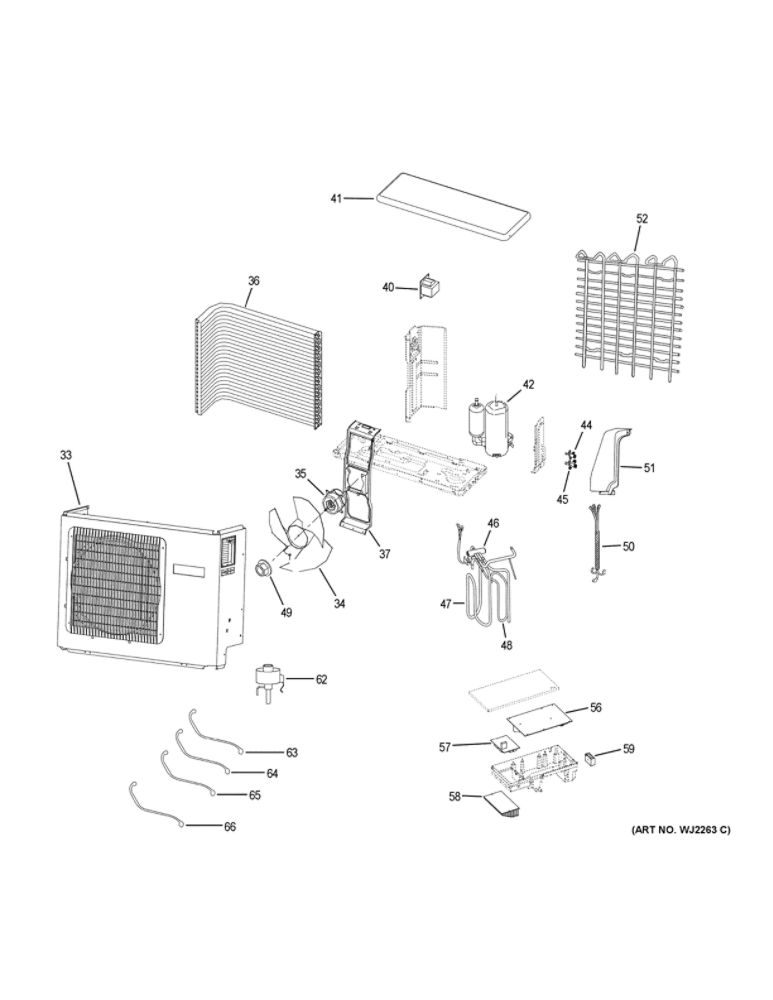 Room Air Conditioner Diagram and Parts List for HSU12VHGDBW  Haier Air Conditioner