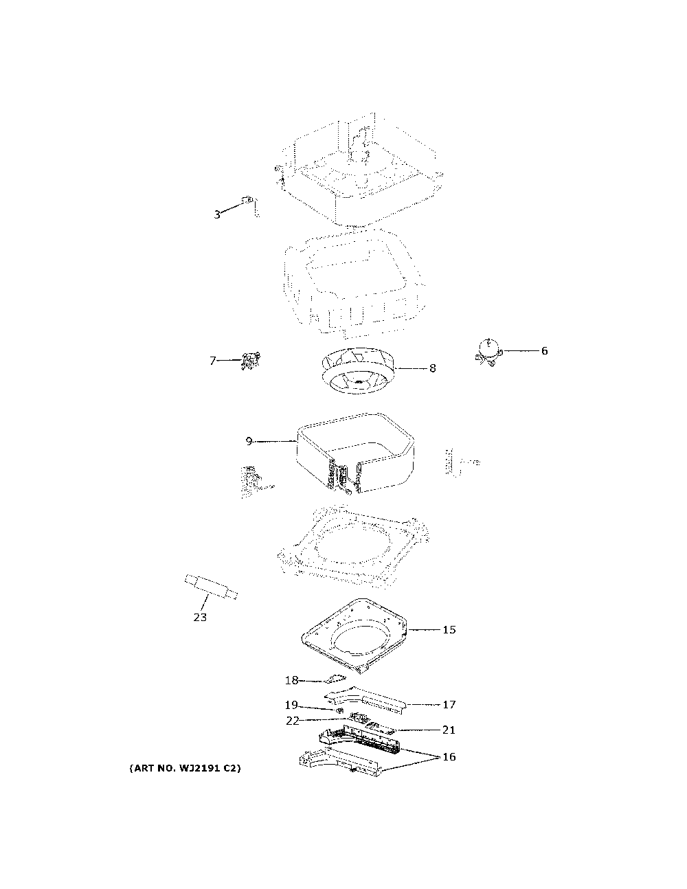 Room air conditioner Diagram and Parts List for MVAL042ME2AA1  Haier Air Conditioner