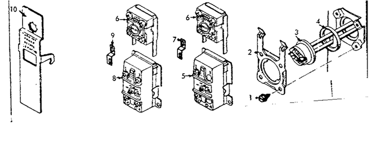 Control And Element Group Diagram and Parts List for 183329010  Kenmore Water Heater