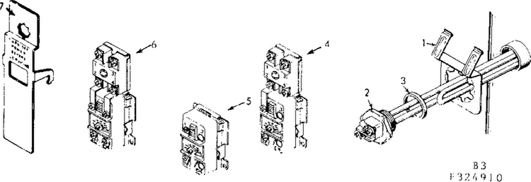 Controls Diagram and Parts List for 183324910  Kenmore Water Heater
