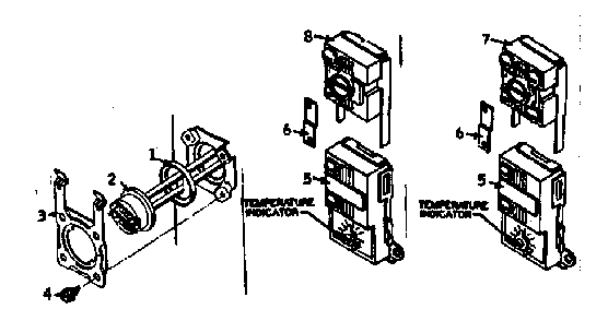 Controls Diagram and Parts List for 18332110  Kenmore Water Heater