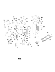 Part Location Diagram of RF-6150-131 Haier SCREW