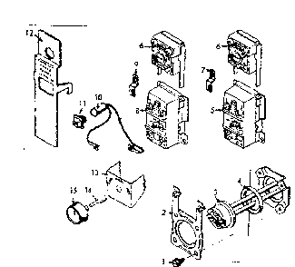 Control And Element Group Diagram and Parts List for 183326310  Kenmore Water Heater