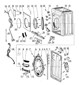 Part Location Diagram of WH02X26247 GE SCREW