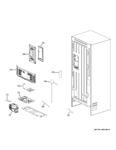 Machine Compartment Diagram and Parts List for QJS15HYRBFS  Haier Refrigerator